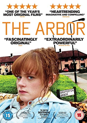 DVD cover for "The Arbor" featuring a woman with red hair.