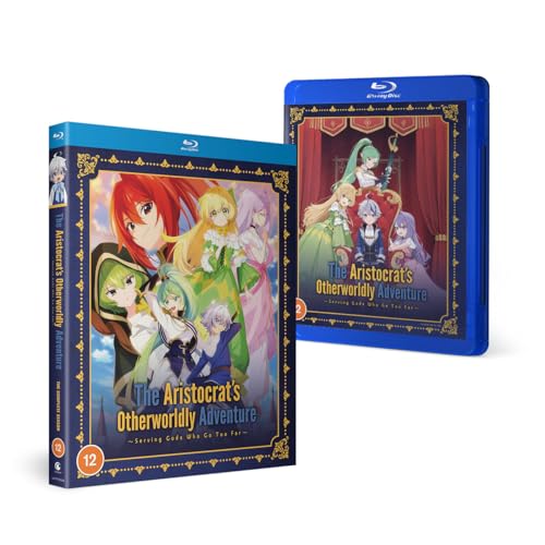 Blu-ray case for "The Aristocrats Otherworldly Adventure" anime series, featuring characters.