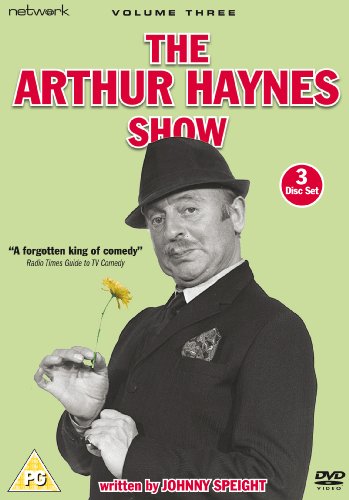 DVD cover for The Arthur Haynes Show featuring a man in a hat holding flowers.