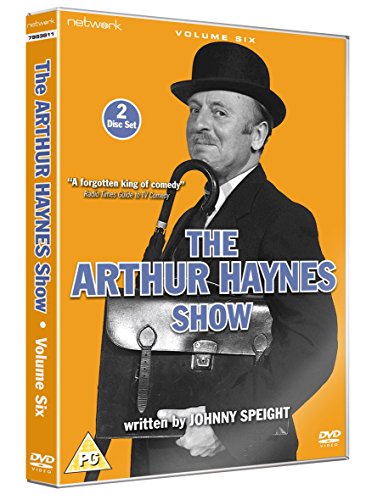 DVD cover for "The Arthur Haynes Show: Volume 6" featuring a man with a bag.