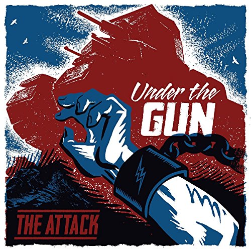 Record cover: Handcuffed arm with tank silhouette and “Under the Gun” text.