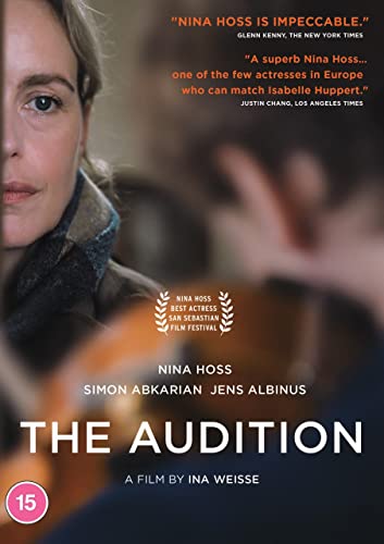 DVD cover for "The Audition" featuring Nina Hoss in a close-up portrait.