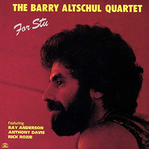CD cover: profile of a bearded man with curly hair, red background.