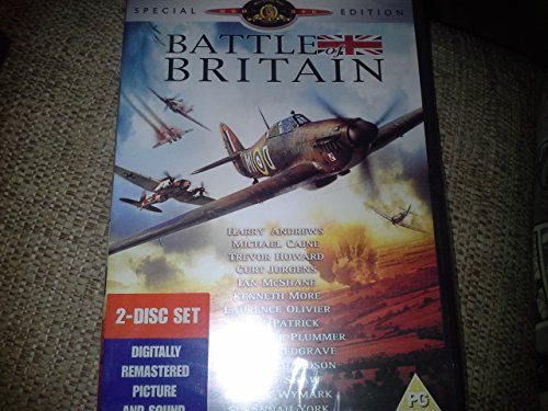 DVD cover for "The Battle of Britain" featuring WWII aircraft.