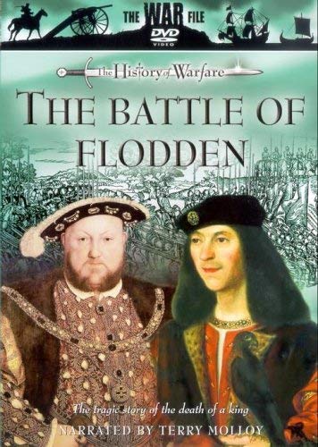 DVD cover for "The Battle of Flodden" featuring portraits and a battlefield.