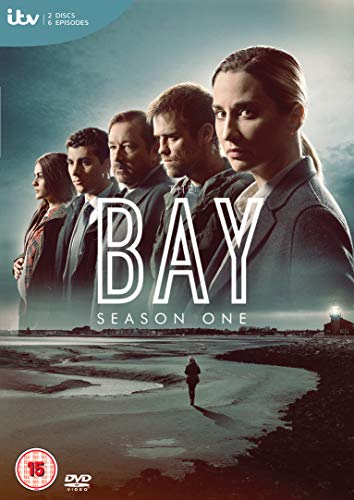 DVD cover for "The Bay Season One" with five actors and a solo figure.