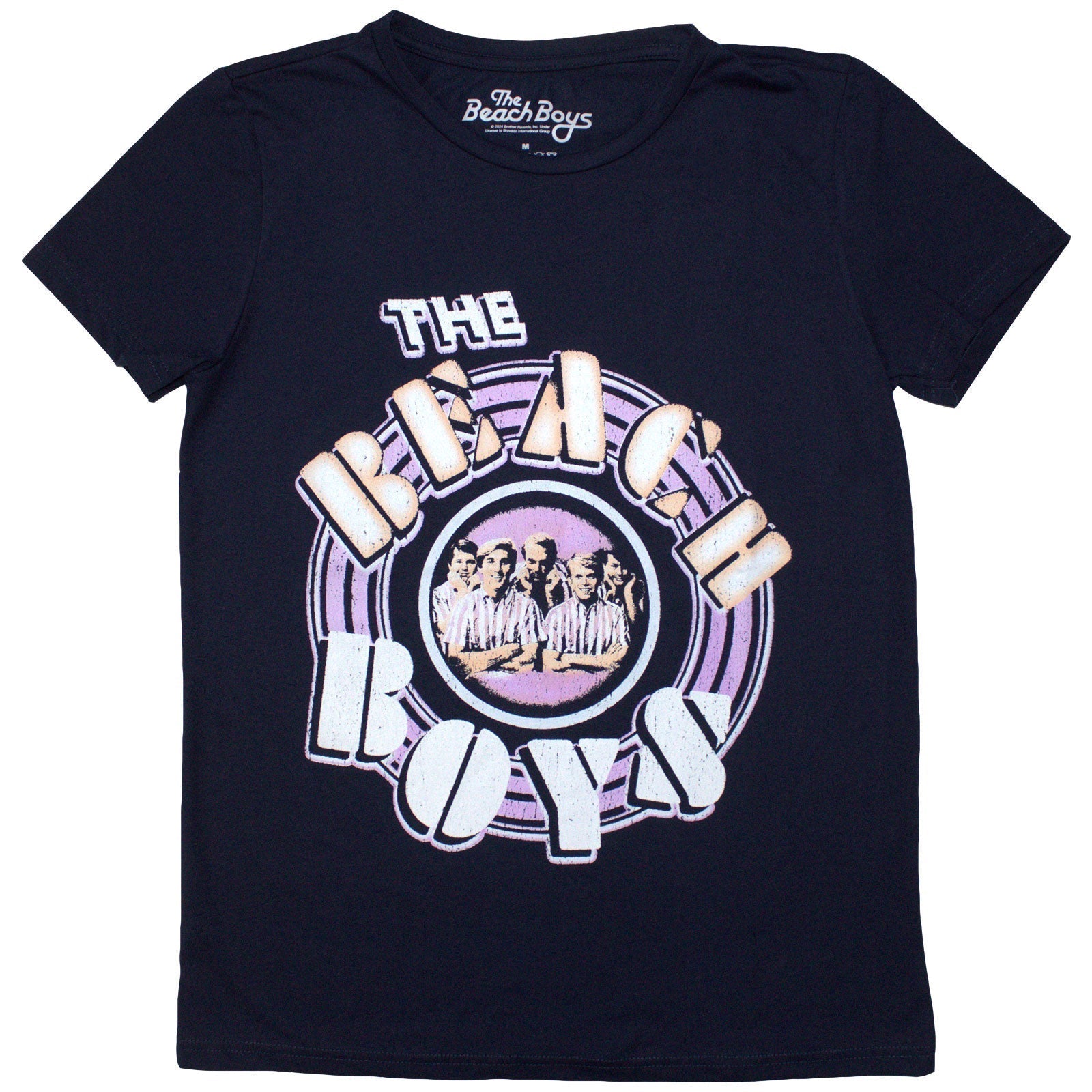 XX-Large ladies t-shirt featuring a vintage photograph of The Beach Boys.