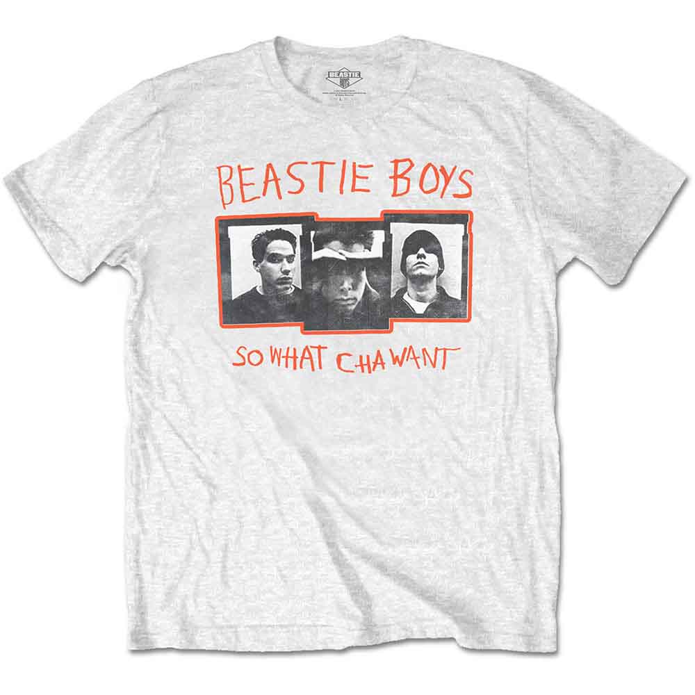 Black unisex t-shirt featuring a Beastie Boys graphic logo on the front.