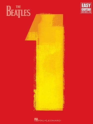The Beatles "1" songbook for easy guitar with tablature.