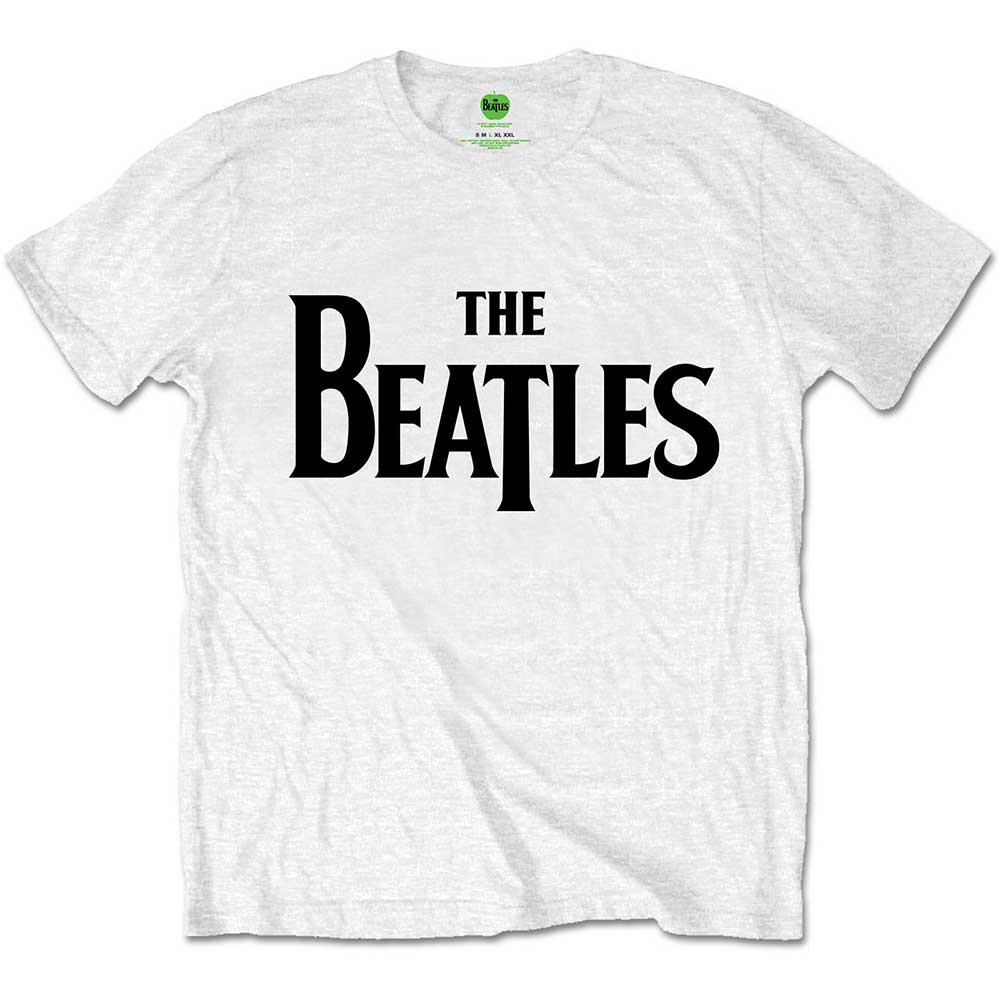 Beatles logo T-shirt for children, ages 3-4, light colored.