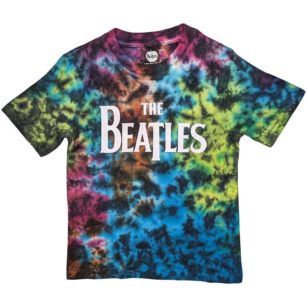 Beatles kids t-shirt, pale wash, with small "Drop T" logo, size 1-2 years.
