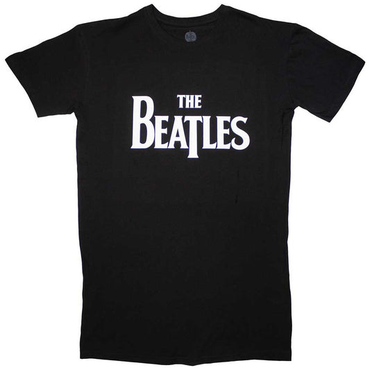 Beatles-themed t-shirt dress, drop shoulder style, extra large size.