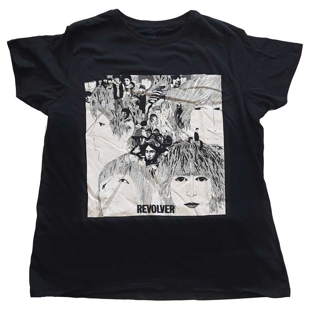Ladies' black t-shirt featuring the Revolver album cover artwork, size XXX-Large.