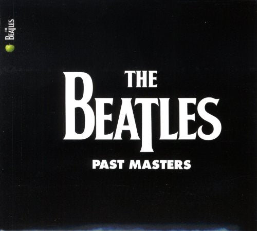 The Beatles Past Masters album cover with white text on a black background.