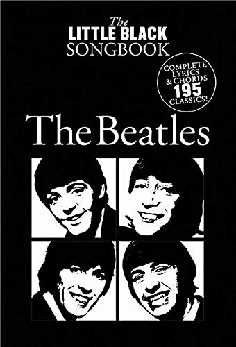 Black songbook cover featuring portraits of The Beatles.