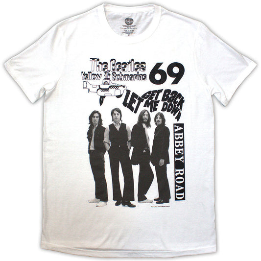 Green t-shirt featuring a 1969 Beatles image, size XX-Large.