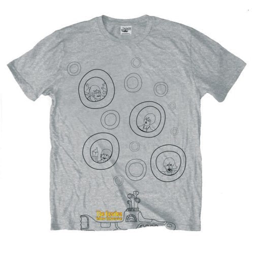 Beatles “Bubbles” tour t-shirt, black, size XX-Large, with colorful graphic.