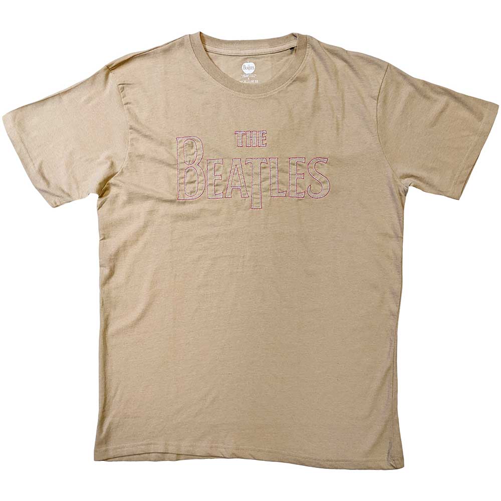 The Beatles Unisex T-Shirt: Drop T Embroidered