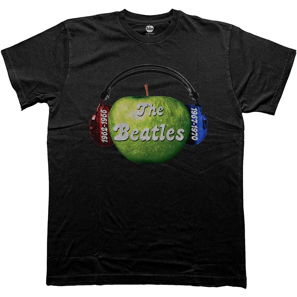 Beatles t-shirt, small size, with "Listen To The Beatles" text design.