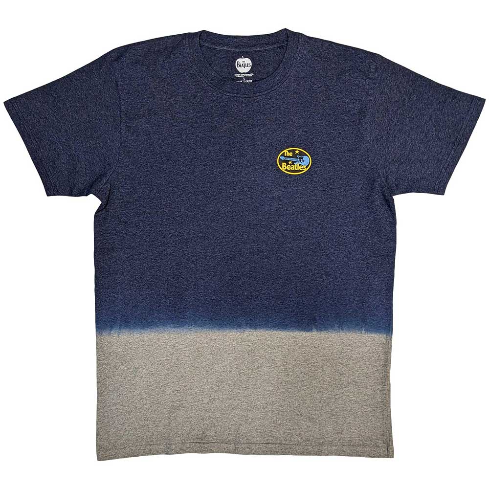 Dark wash Beatles t-shirt with oval logo, size XX-Large.