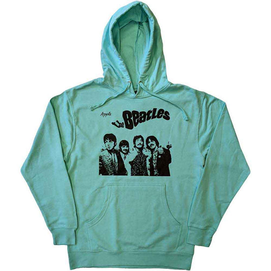 Dark gray hoodie with "The Beatles" and "Don't Let Me Down" text design.