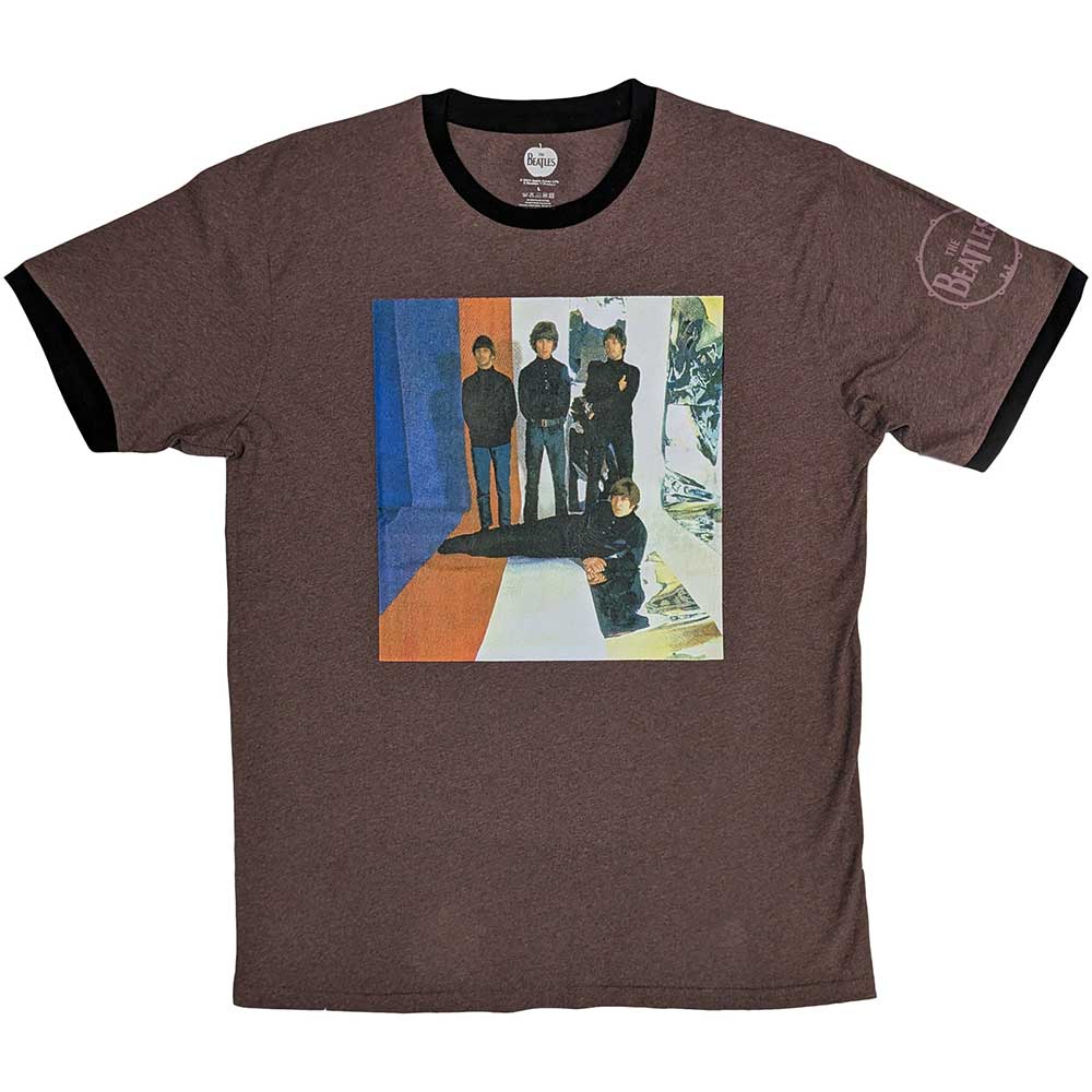 Beatles ringer t-shirt, striped, unisex, size XX-Large.