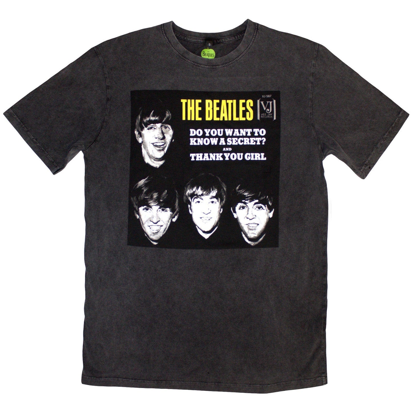The Beatles t-shirt, stone wash effect, unisex, size X-Large.