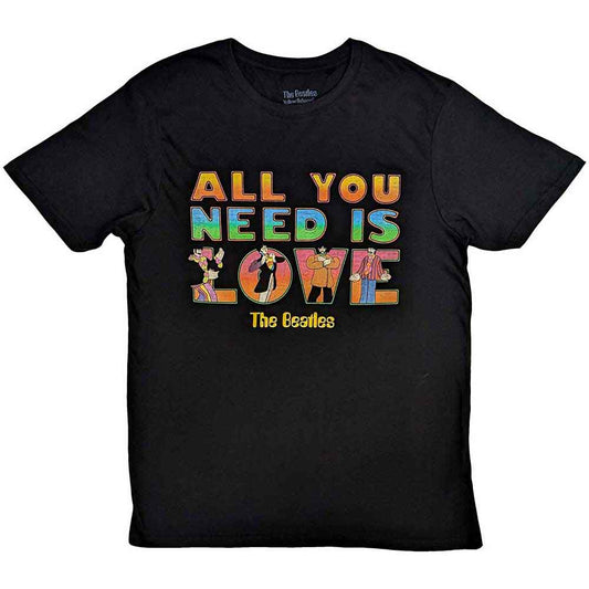 Yellow Submarine and "All You Need Is Love" Beatles t-shirt, size small.