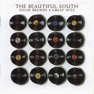 CD cover with 16 vinyl records and title text at the top.