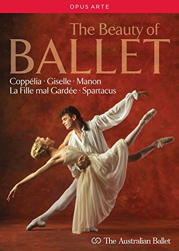 "The Beauty of Ballet" DVD box set with a male and female ballet dancer on cover.