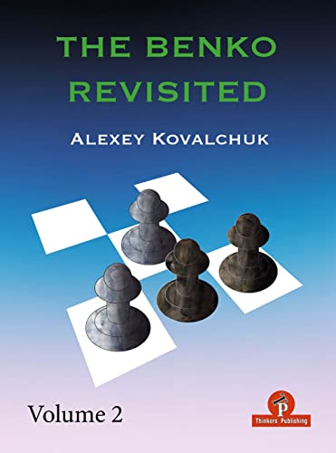 Book cover: “The Benko Revisited - Volume 2” with chess pieces.