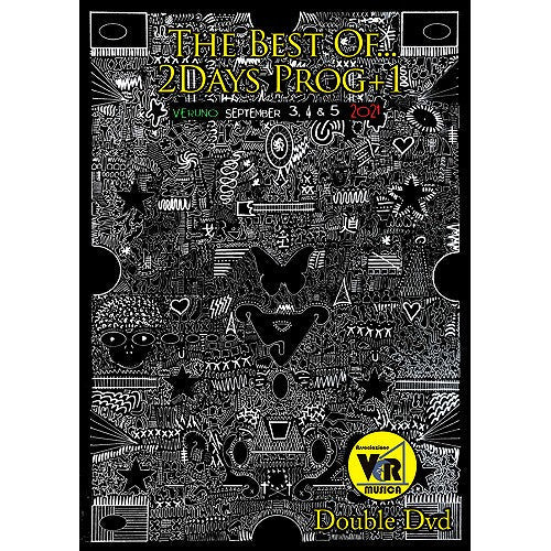 DVD cover with intricate white line art and festival details.