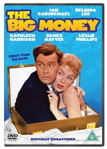DVD cover: man and woman in a suitcase against a blue background.