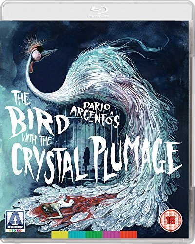 Blu-ray cover for “The Bird With The Crystal Plumage” featuring a bird.