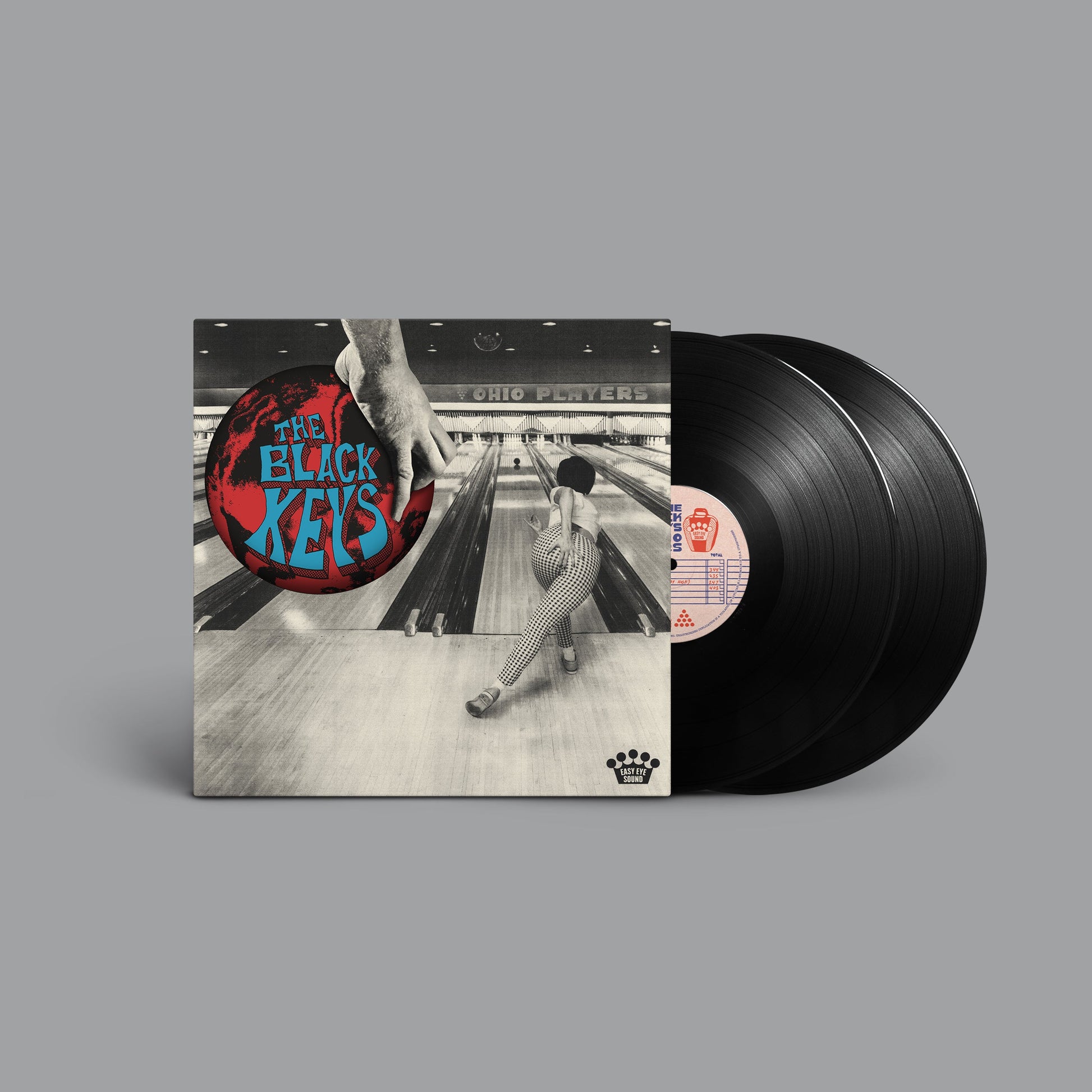 The Black Keys "Ohio Players" vinyl record with bowling alley cover art.
