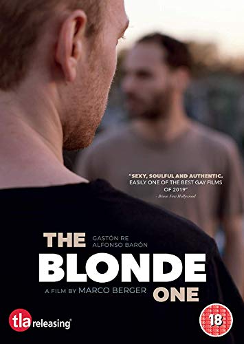DVD cover for "The Blonde One" featuring two men in focus.