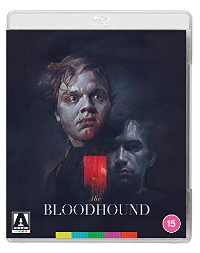 “The Bloodhound” Blu-ray cover featuring a painted portrait of two men.