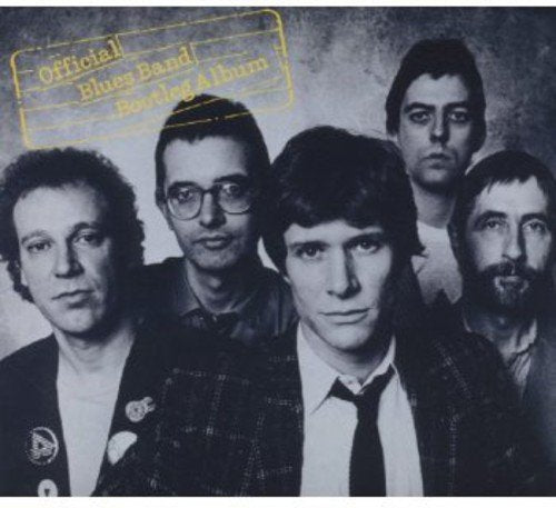 CD cover featuring a black and white photo of five men.