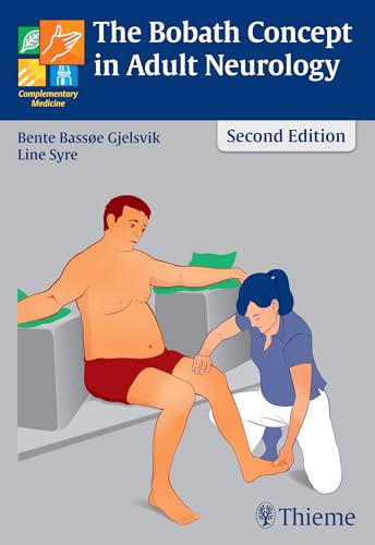 Book cover: "The Bobath Concept in Adult Neurology" with therapist and patient.