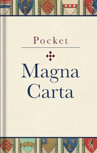 Book cover: “Pocket Magna Carta” with heraldic shields at top and bottom.