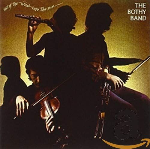 CD cover of The Bothy Band playing traditional Irish instruments.