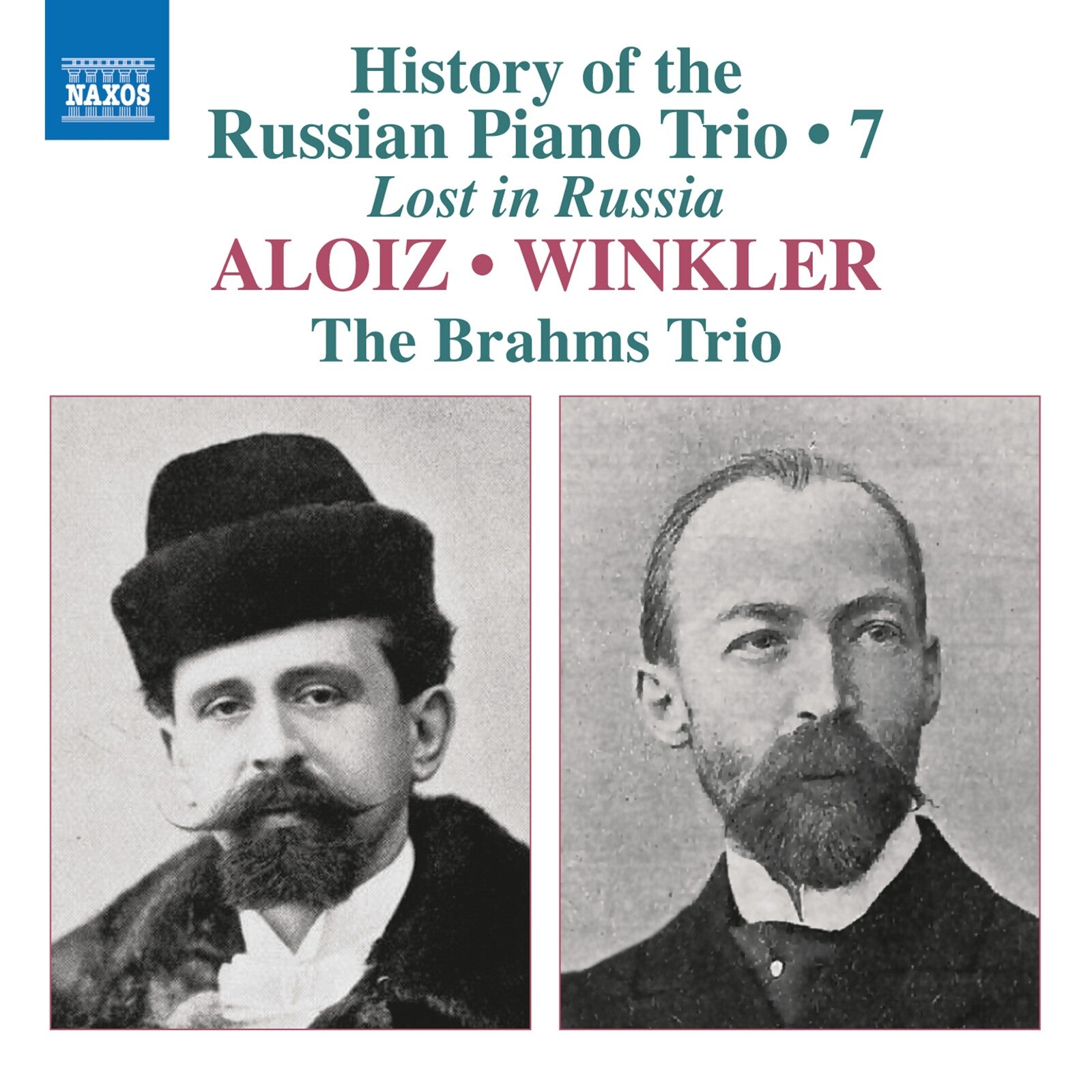 CD cover featuring portraits of two men with facial hair.