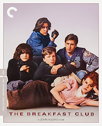 The five main characters of The Breakfast Club pose together on a light background.