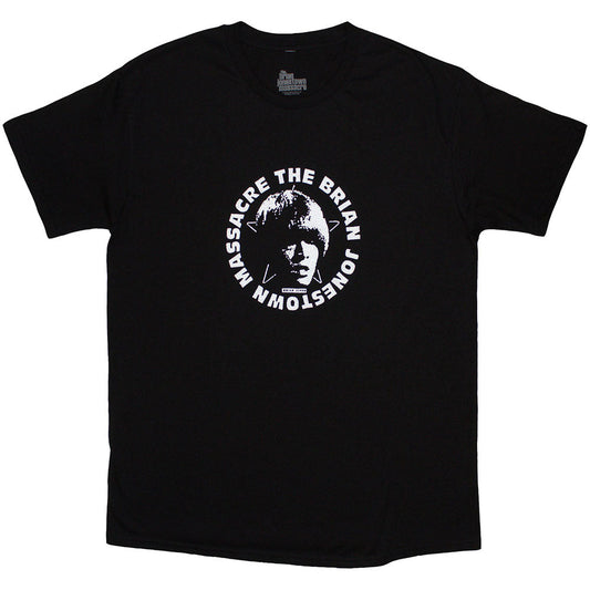 Navy blue t-shirt with The Brian Jonestown Massacre logo, size medium.