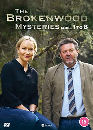DVD cover featuring a man and woman in a wooded setting, with title text.
