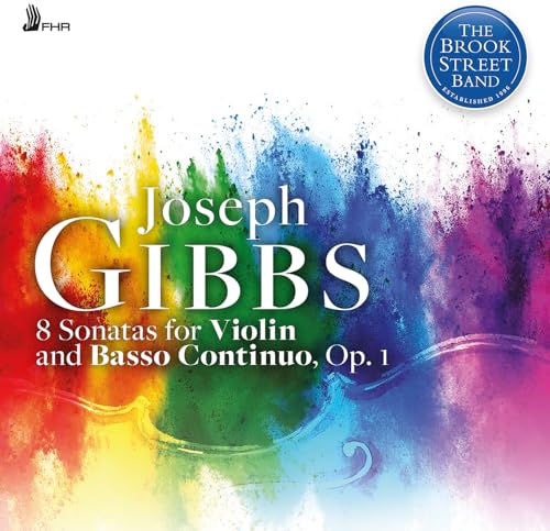 CD cover for The Brook Street Band performing Gibbs’ 8 Sonatas.