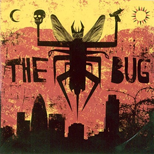 Vinyl album cover: a large insect silhouette over a London skyline.