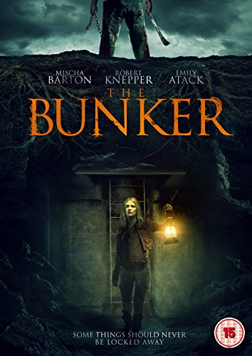 DVD cover art showing a woman holding a lantern in a dark underground bunker.