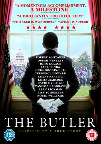 DVD cover for "The Butler" featuring a man looking out a window.