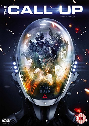 DVD cover for "The Call Up" with futuristic soldier in helmet.